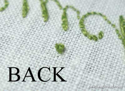 Hand Embroidery Lettering and Text tutorials on www.needlenthread.com