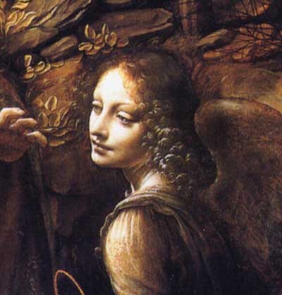 Angel from DaVinci's Madonna of the Rocks