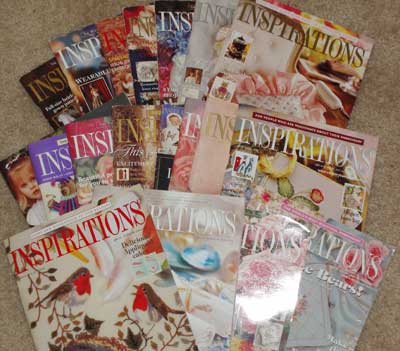Back Issues of Inspirations Embroidery Magazine