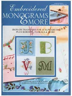Iron-on Monograms: Monograms and More from Leisure Arts