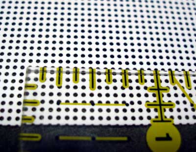 Embroidery on Perforated Paper