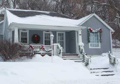 My House after Christmas Snowstorm, 2009