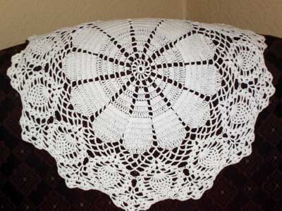 One of my Mom's Crocheted Doilies