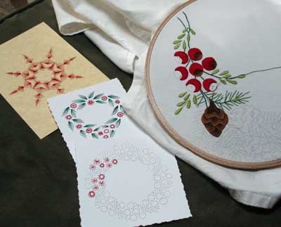 Hand Embroidery Projects for Christmas, 2008