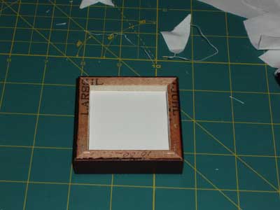 Framing a Miniature Embroidery Project