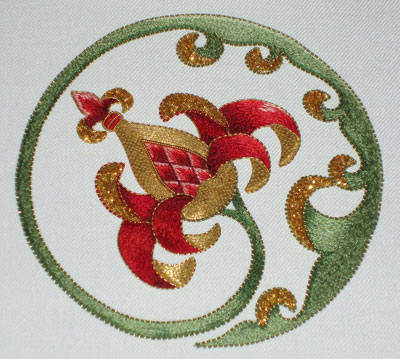 Goldwork Embroidery Project on Needle 'n Thread