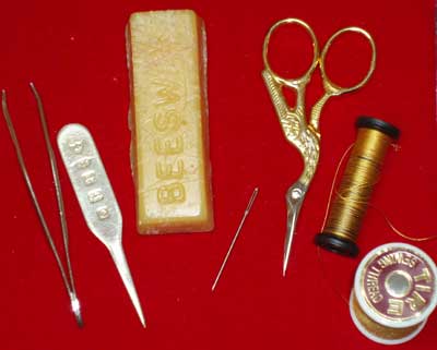 Goldwork and Metal Thread Embroidery Tools