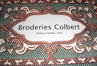 Colbert Embroidery Book