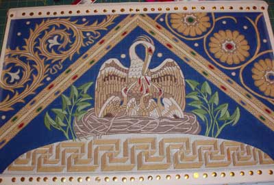 Pelican of Mercy in Needlepoint or Canvas Work