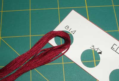 Thread Cards for Organizing Embroidery Threads