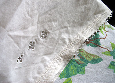 Elissa's Cutwork and Needle Lace Hand Embroidered Pillowcases