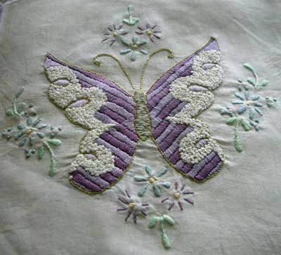 Reader's Embroidery Work: An Embroidered Quilt