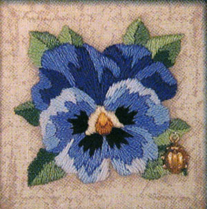 Reader's Embroidery: Pansy Kit