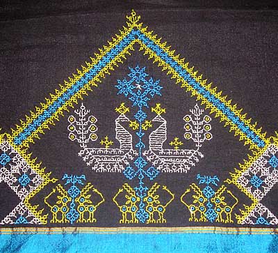Hand Embroidered Sari