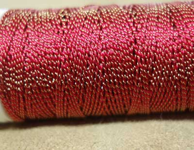 Gilt Sylke Twist: Hand Embroidery Thread in Silk and Gold