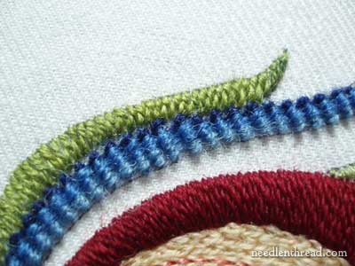 Crewel Embroidery: Rooster's Tail