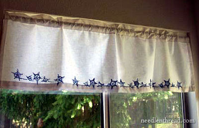 Hand Embroidery on Valance