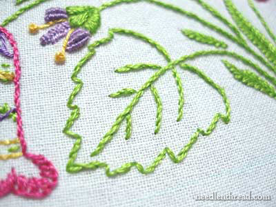 Embroidered Towel for a Basket Liner for Easter