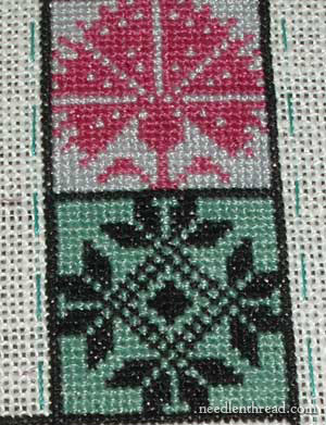 Long Dog Sampler: Stitching in 15-minute increments