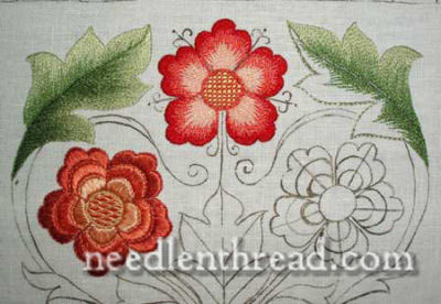 Silk Work Embroidery Sampler