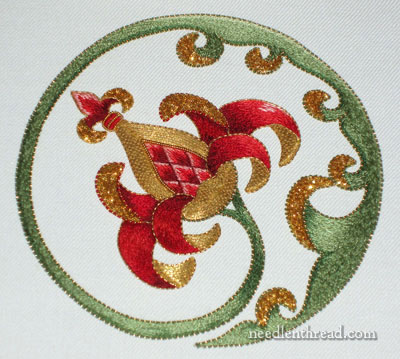 Goldwork Embroidery Project on Needle 'n Thread