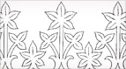Free Hand Embroidery Pattern: Leafy Border