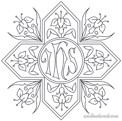 Hand Embroidery Pattern Cross