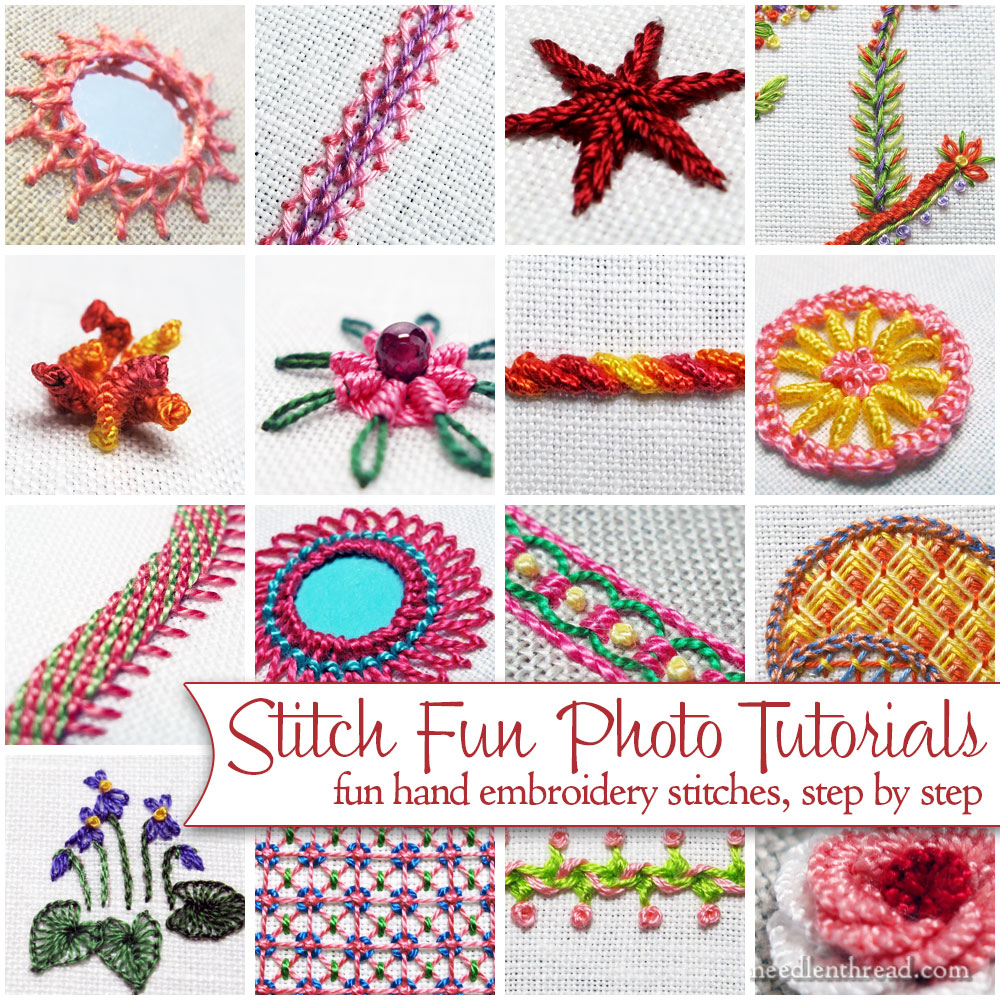 Embroidery Stitches on Pinterest | Chain Stitch, Stitches ...