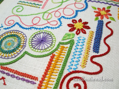 Random Embroidery Stitch Samplers