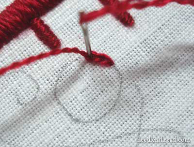 Hand Embroidery: Lettering and Text in Satin Stitch and Chain Stitch