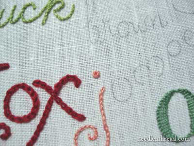 Hand Embroidery: Lettering & Text Tutorials on www.needlenthread.com