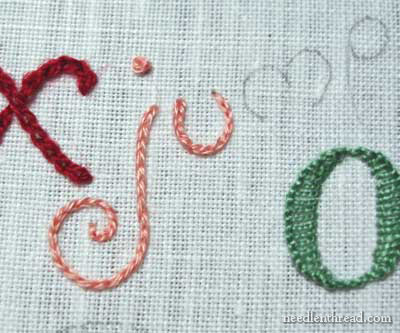 Hand Embroidery: Lettering & Text Tutorials on www.needlenthread.com