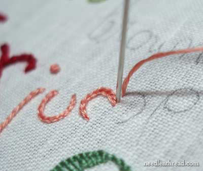 Hand Embroidery: Lettering & Text Tutorials on www.needlenthread.com