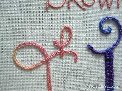 Hand Embroidered Lettering and Text Tutorials