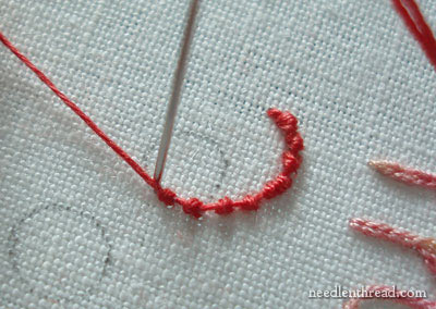 Hand Embroidered Lettering and Text: Coral Stitch