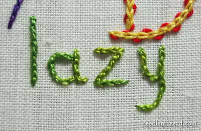 Hand Embroidered Lettering and Text Tutorials