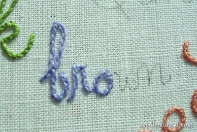 Hand Embroidered Lettering and Text Tutorials