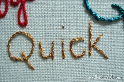 Hand Embroidered Lettering and Text Tutorials