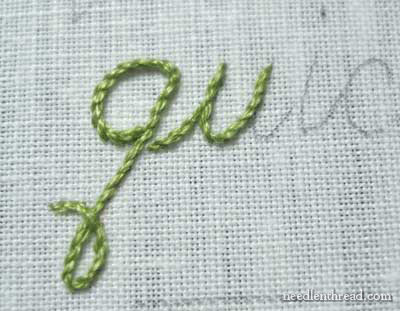 Hand Embroidery: Lettering and Text on needlenthread.com