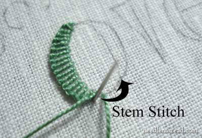 Hand Embroidery: Lettering and Text in Buttonhole Stitch and Stem Stitch