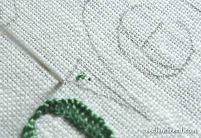 Hand Embroidery: Lettering and Text in Buttonhole Stitch and Stem Stitch
