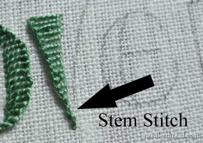 Hand Embroidery: Lettering and Text in Buttonhole Stitch and Stem Stitch