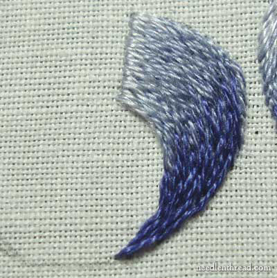 Long and Short Stitch Shading Lessons on needlenthread.com