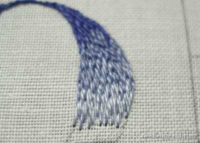 Long and Short Stitch Shading Lessons on needlenthread.com