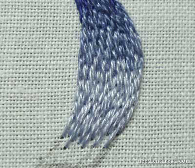 Long and Short Stitch Shading Lessons on needlenthread.com