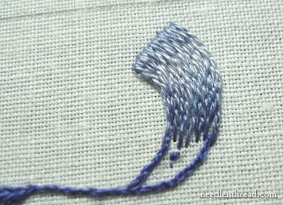 Long and Short Stitch Shading Lessons on needlenthread.com