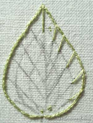 Long & Short Stitch shading in hand embroidery on needlenthread.com