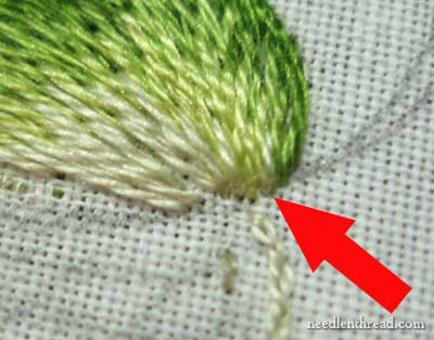 Long and Short Stitch Shading Lessons on needlenthread.com