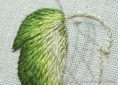 Long and Short Stitch Shading Lessons on needlenthread.com