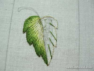 Long and Short Stitch Shading Lessons on needlenthread.com